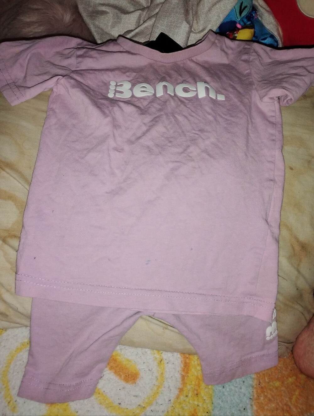 Bench Lilac Baby Tee and Shorts Set